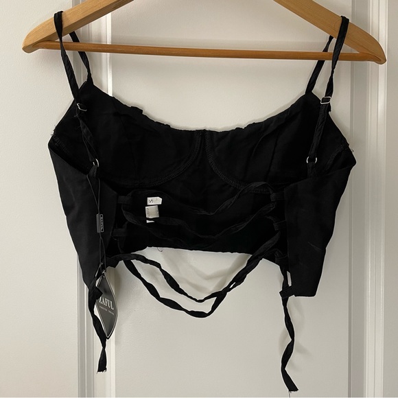 Zaful NWT Corset Crop Top - Picture 2 of 5
